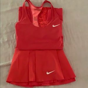 Nike tennis tank and skirt